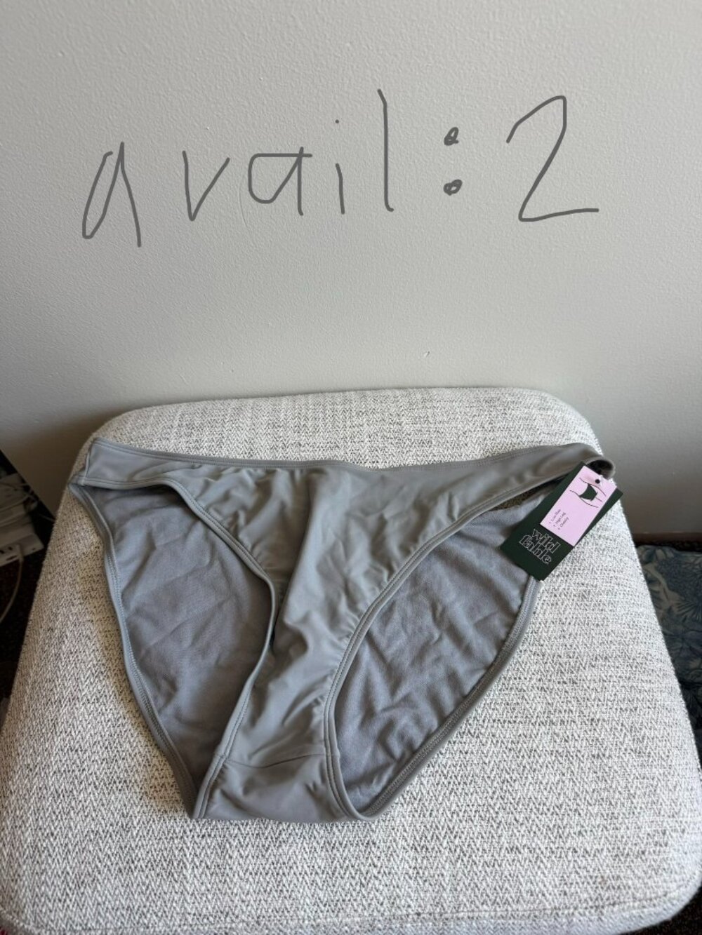 Wild Fable grey bikini bottom size XL